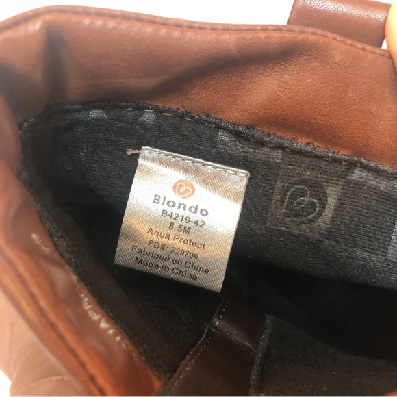 Blondo pamina brown leather boot size 8.5 - Picture 6 of 9